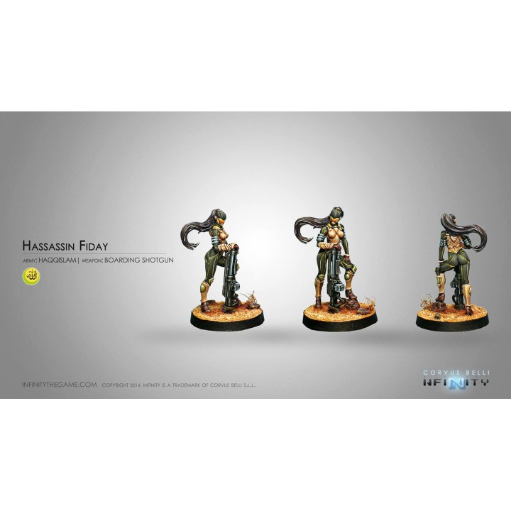 Infinity (Corvus Belli) - Hassassin Fiday (Fusil d'Abordage)