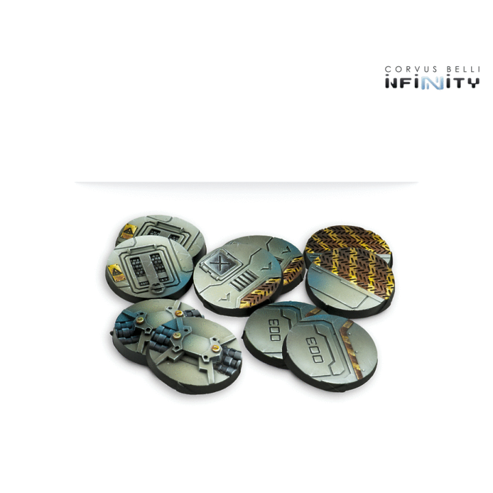 Infinity - Socles 25mm Scenery Bases, Alpha Series (10)