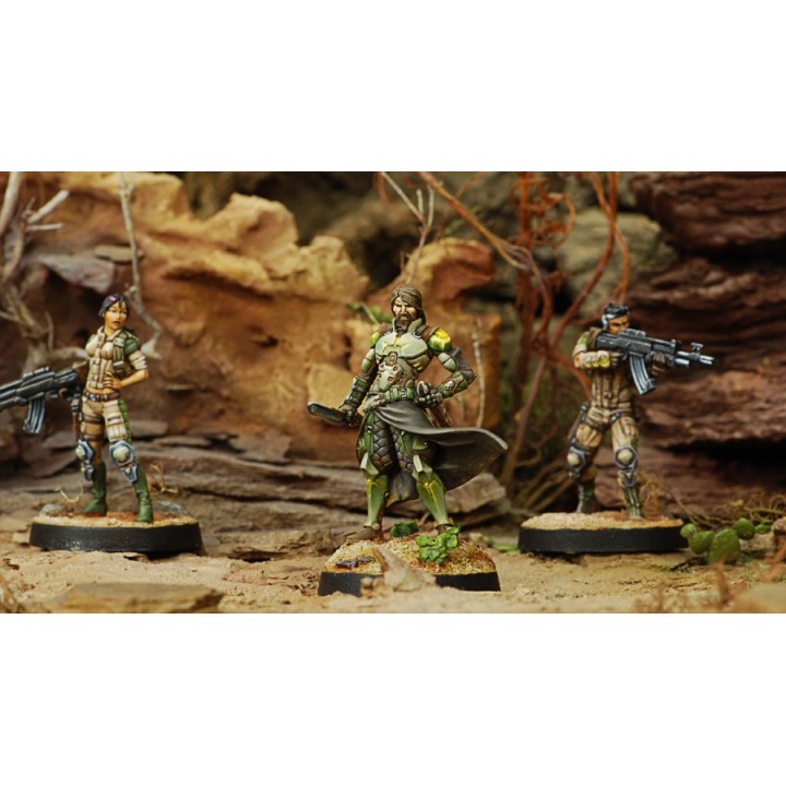 Infinity (Corvus Belli) - Saladin, Liaison Officer (Fusil Combi)