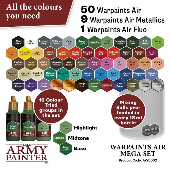 Army Painter - Warpaints Mega Paint Set III