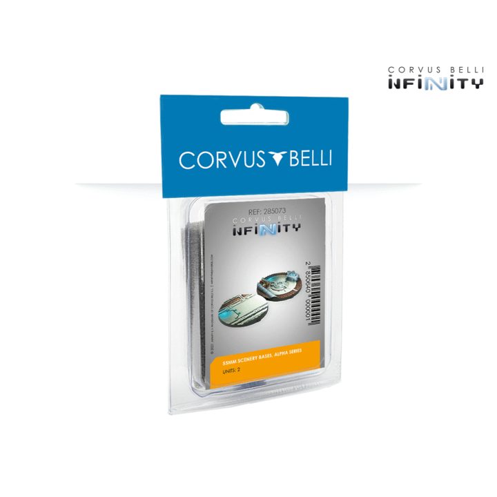 Infinity - Socles 40mm Scenery Bases, Alpha Series (4)