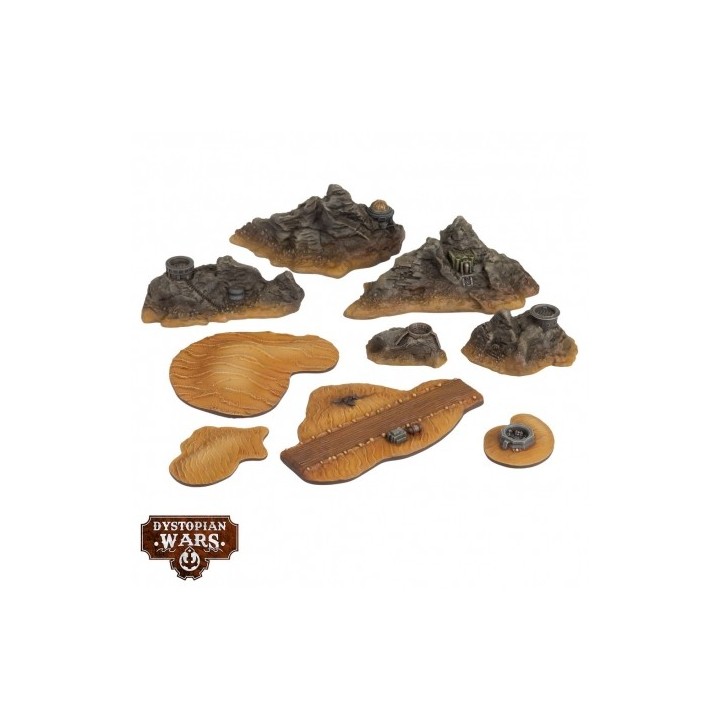 Dystopian Wars - Islands and Archipelagos Set