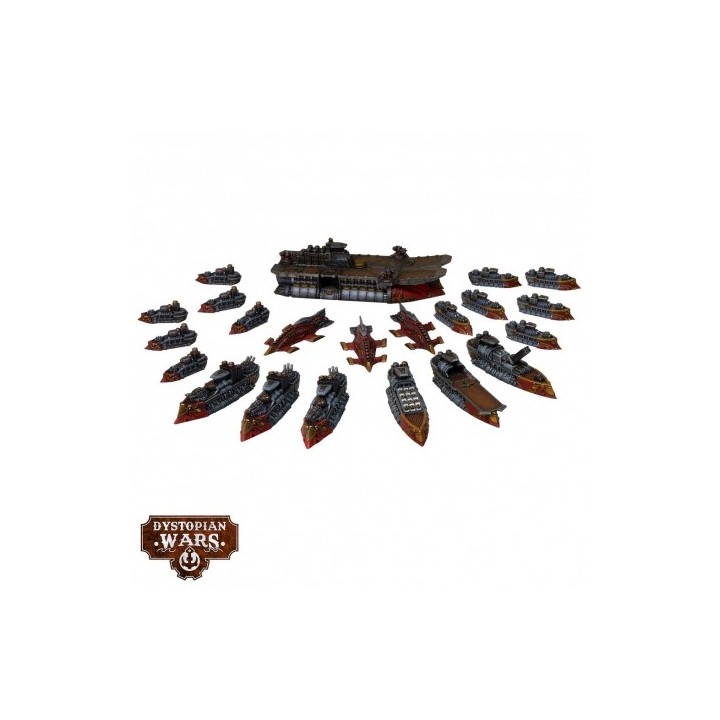 Victory Battlefleet set pour Dystopian Wars (Warcradle Studios)