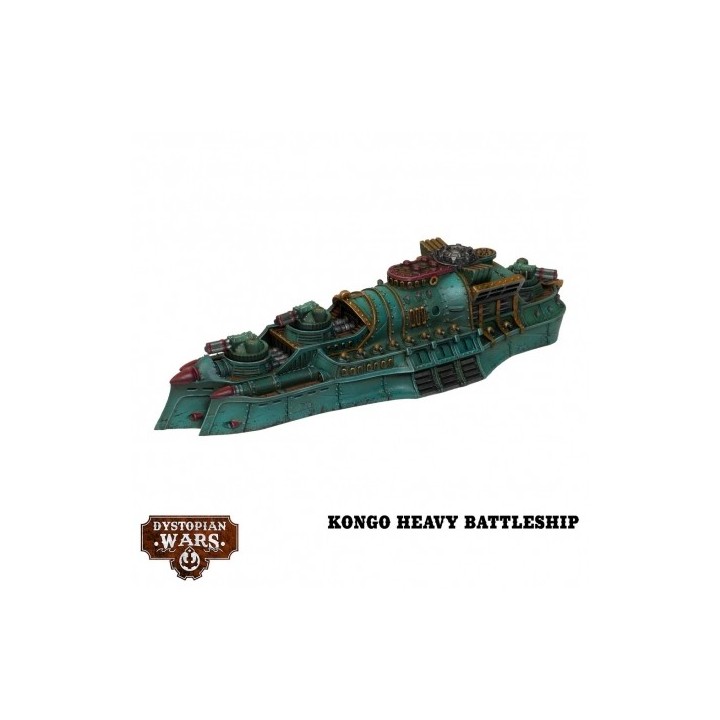 Kongo Battlefleet Set de l'Empire pour Dystopian Wars (Warcradle Studios)