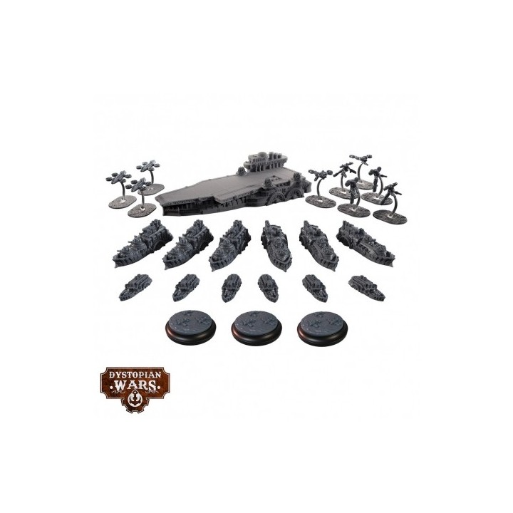 Dystopian Wars - Enterprise Battlefleet Set