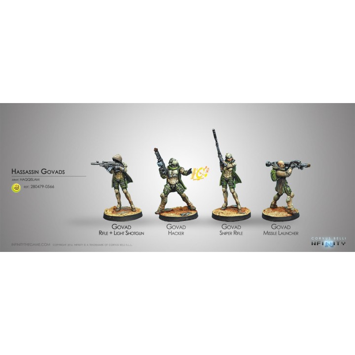 Infinity (Corvus Belli) - Hassassin Govad Pack
