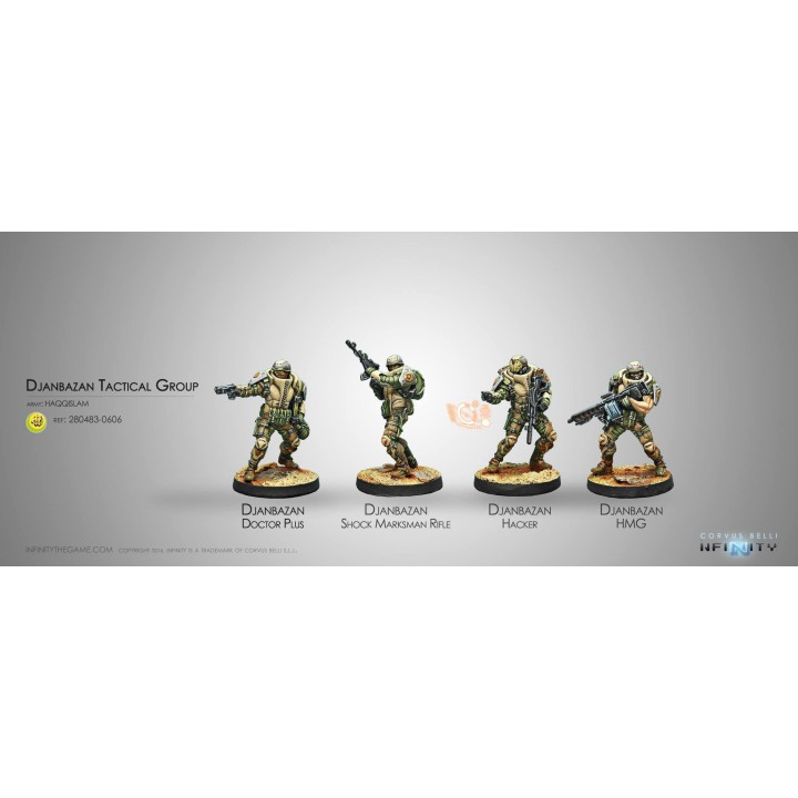 Infinity (Corvus Belli) - Djanbazan Tactical Group