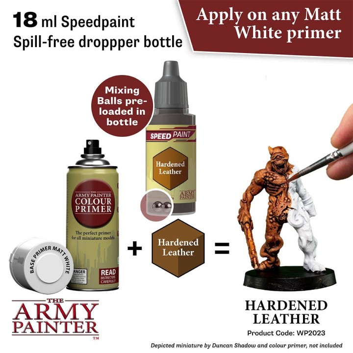 Peinture Speedpaint Hardened Leather (Army Painter)