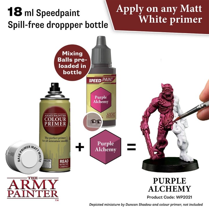 Peinture Speedpaint Purple Alchemy (Army Painter)