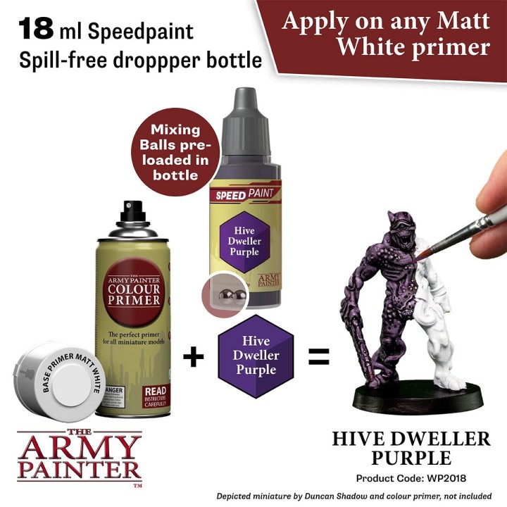Peinture Speedpaint Hive Dweller Purple (Army Painter)