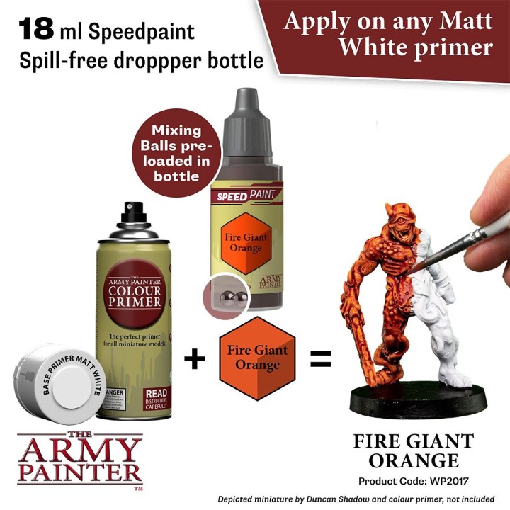 Peinture Speedpaint Fire Giant Orange (Army Painter)