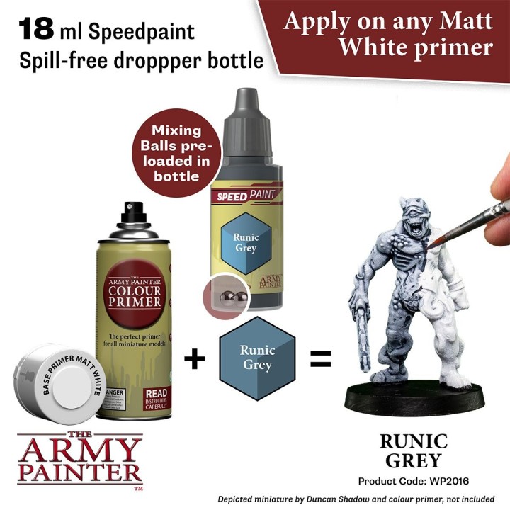 Peinture Speedpaint Runic Grey (Army Painter)