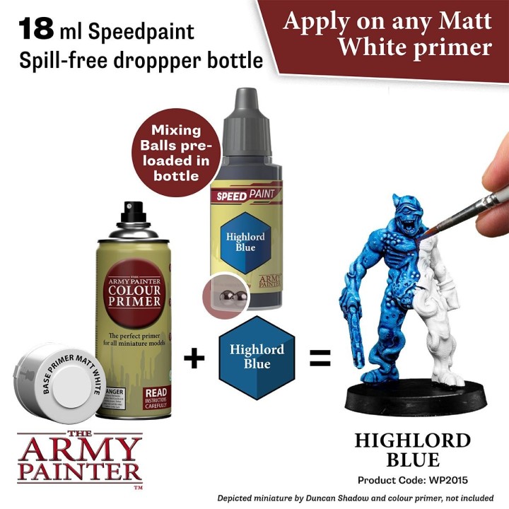 Peinture Speedpaint Highlord Blue (Army Painter)