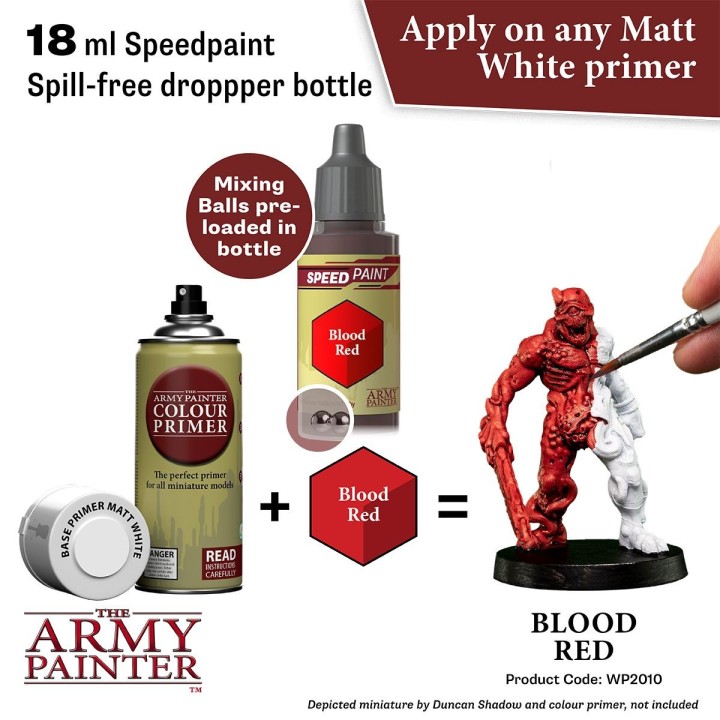 Peinture Speedpaint Blood Red (Army Painter)