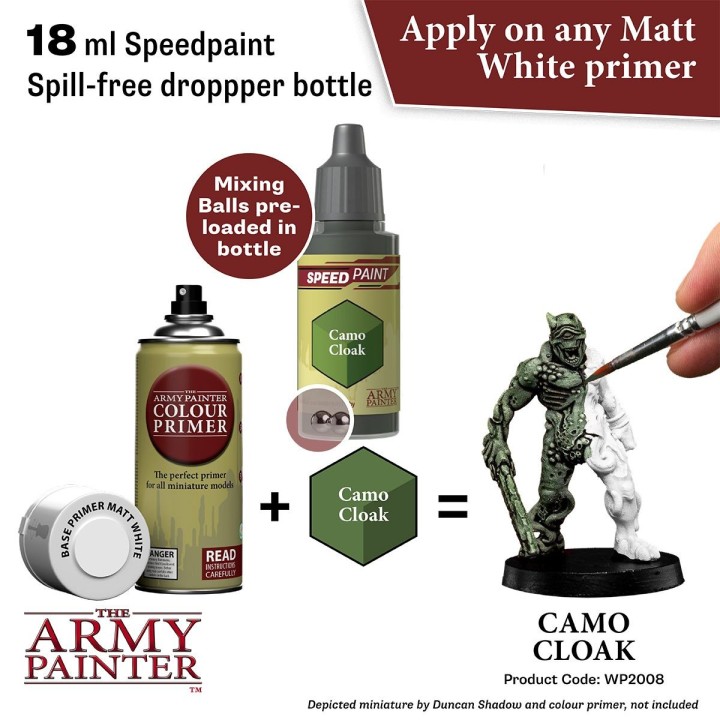 Peinture Speedpaint Camo Cloak (Army Painter)