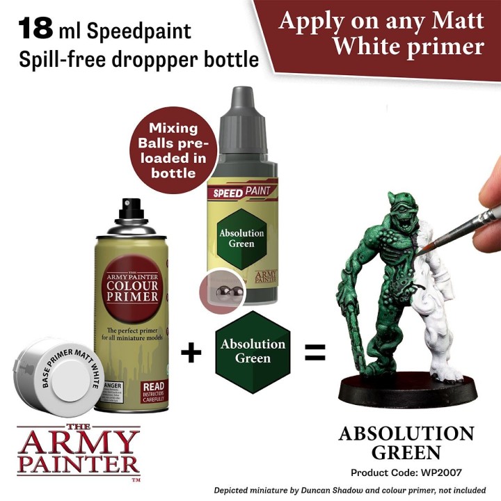 Peinture Speedpaint Absolution Green (Army Painter)