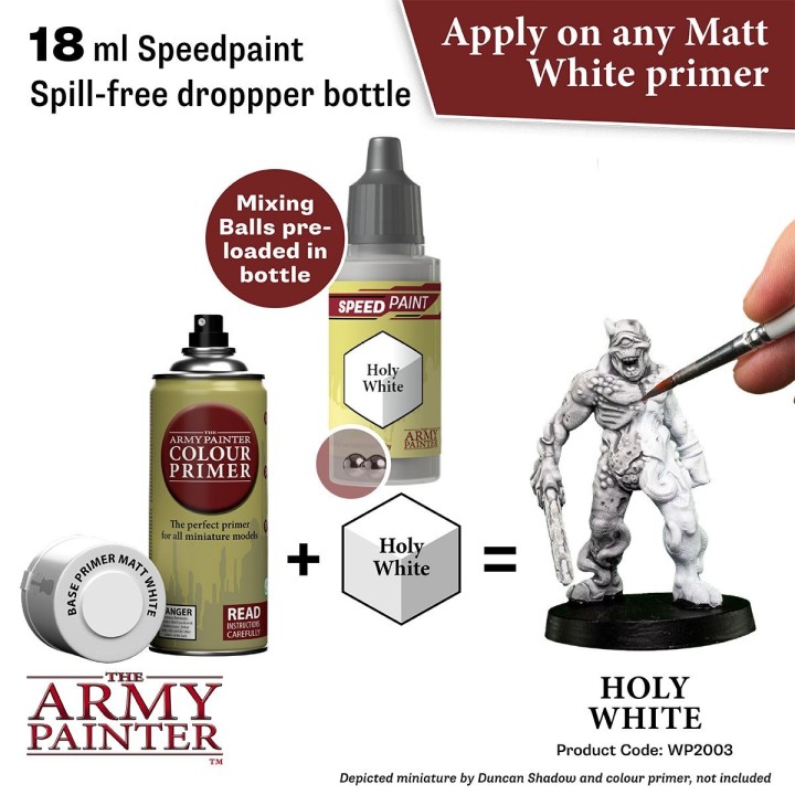 Peinture Speedpaint Holy White (Army Painter)