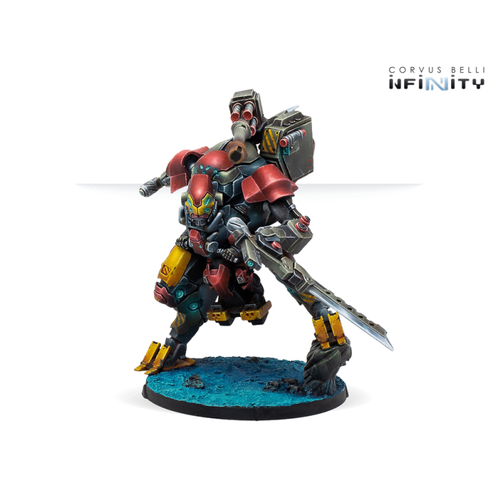 Figurine du Bultrack Mobile Armored Regiment pour l'Armée Combinée (Infinity)