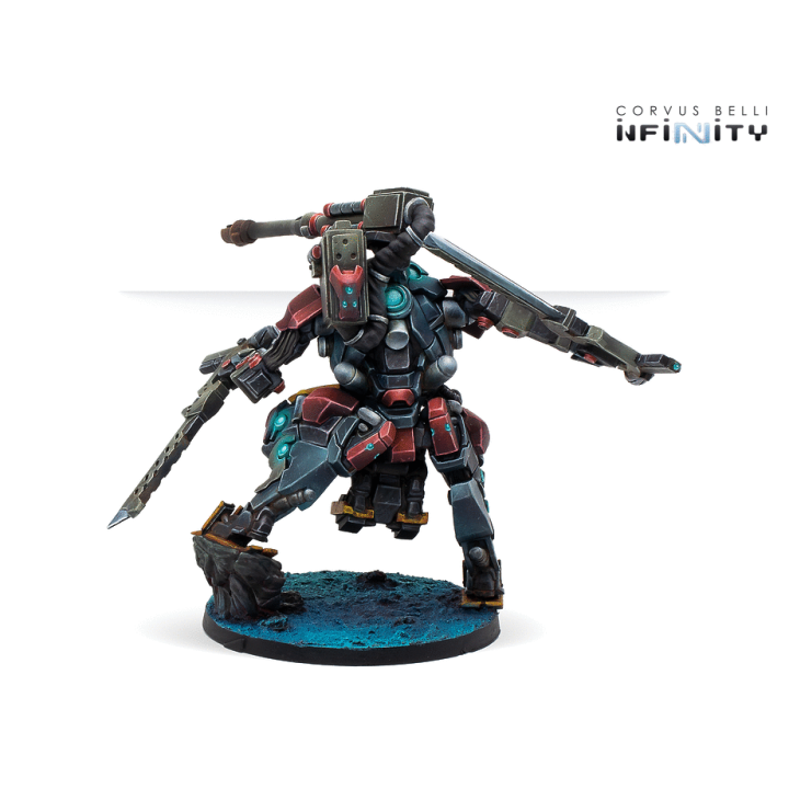 Figurine du Bultrack Mobile Armored Regiment pour l'Armée Combinée (Infinity)