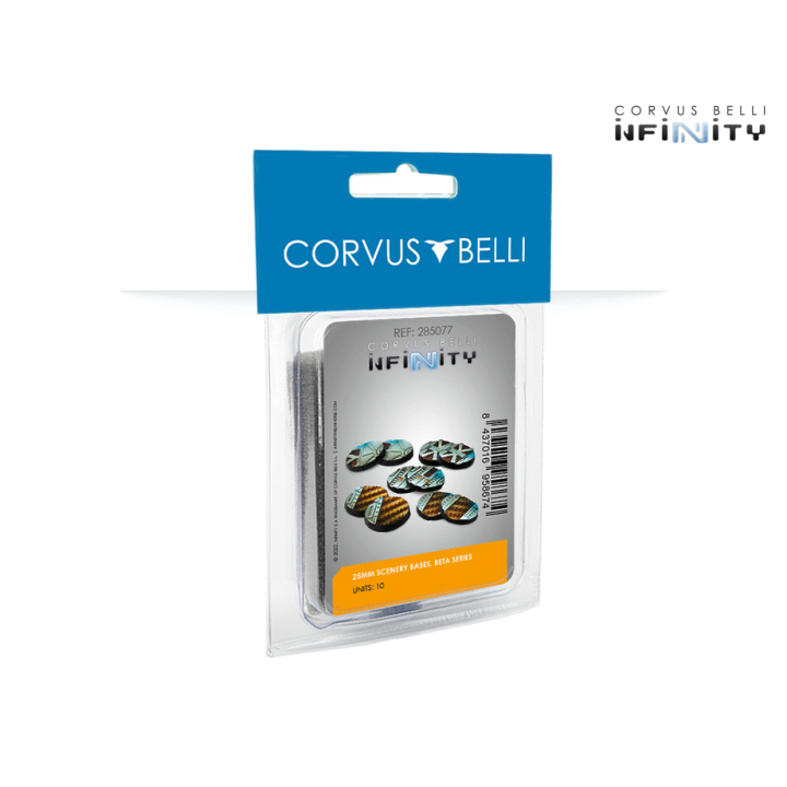 Infinity - 25mm scenery Bases, Beta Series (x10)