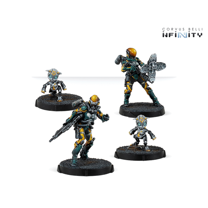 Figurines du Tiangou Orbital Activity Squad pour Infinity de Corvus Belli