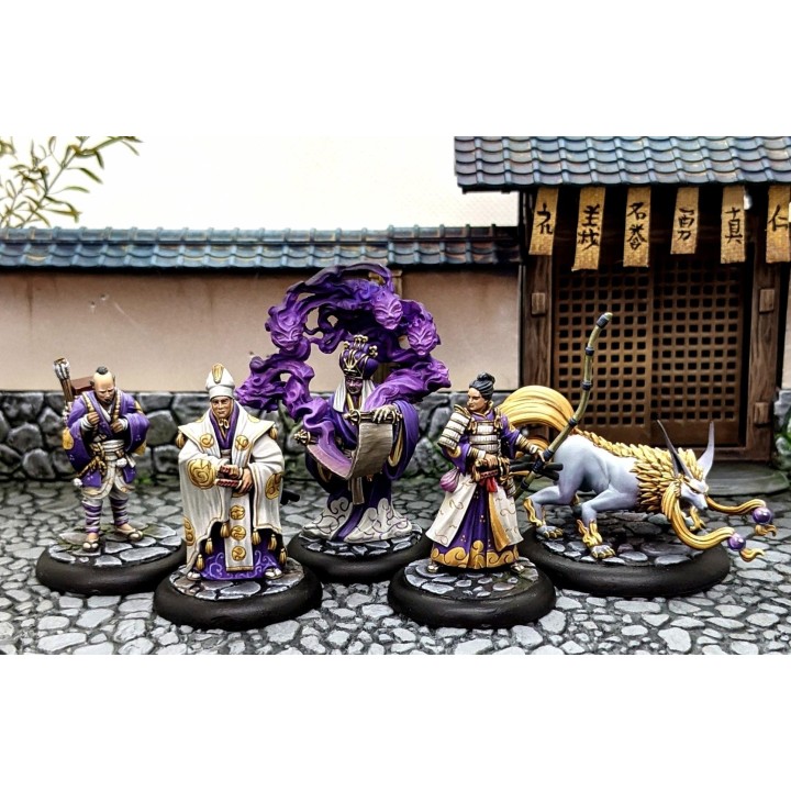 Figurines du Starter 2 joueurs pour Bushido de GCT Studios