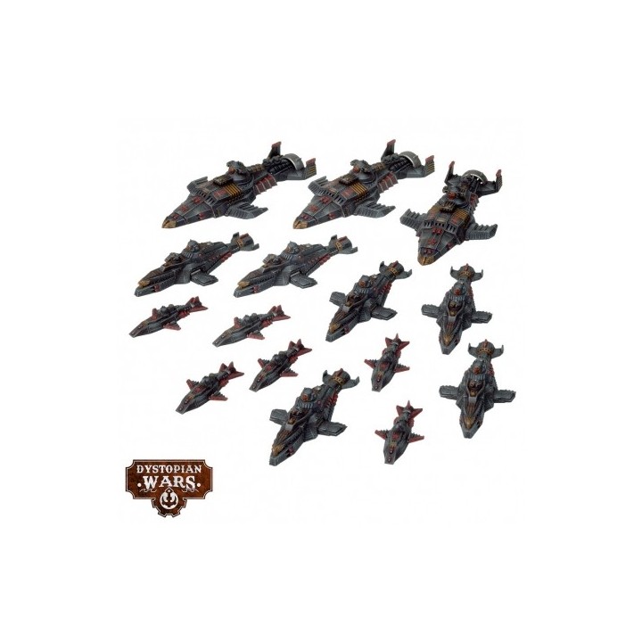 Dystopian Wars - Akula Battlefleet Set