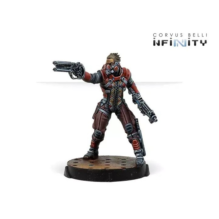 Figurines des Moran Maasai pour les Nomades d'Infinity (Corvus Belli)