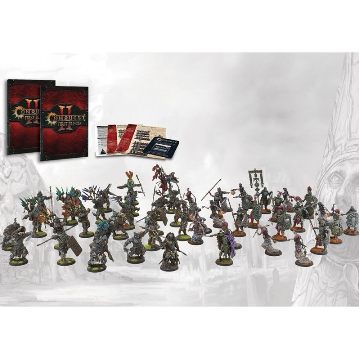 Figurines Starter 2 Joueurs First Blood pour Conquest -W'adrhun Vs Old Dominion