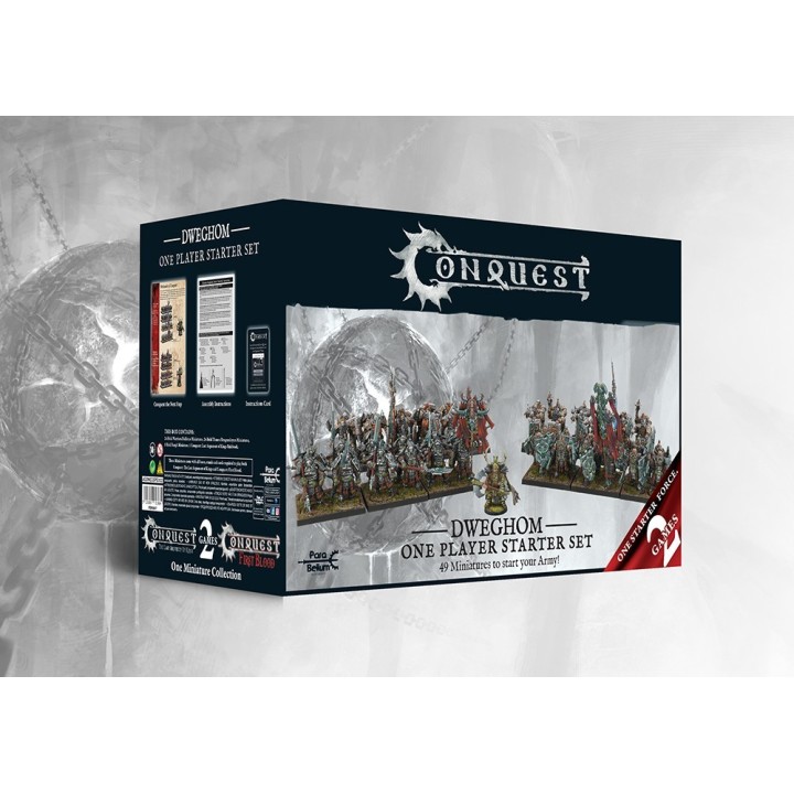 Lot de figurines du Dweghom (1 Player starter Set) pour Conquest (Para Bellum)
