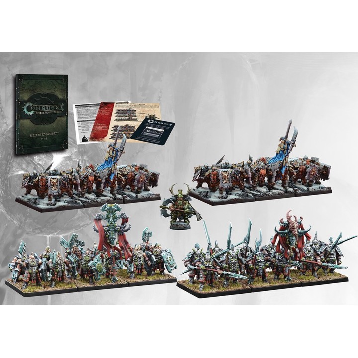 Lot de figurines du Dweghom (1 Player starter Set) pour Conquest (Para Bellum)
