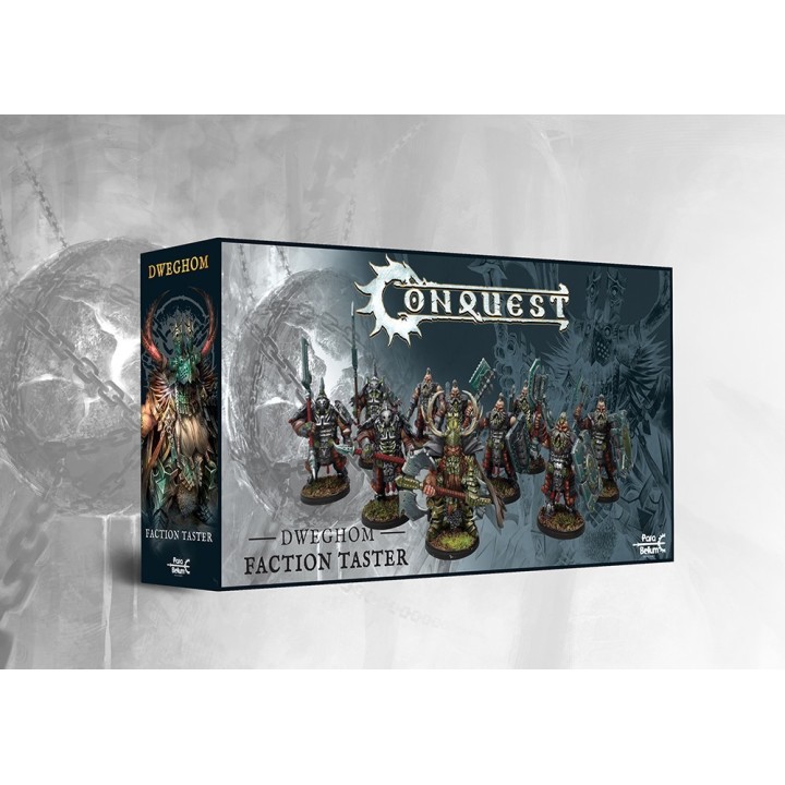 Figurines du Model Taster du Dweghom pour Conquest (Para Bellum Wargames)