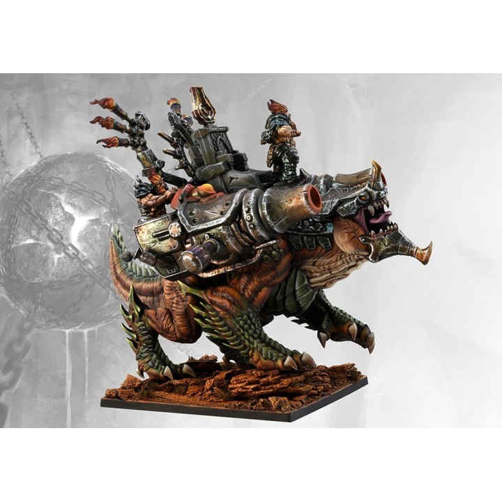 Grosse Figurine de Hellbringer Drake du Dweghom pour Conquest