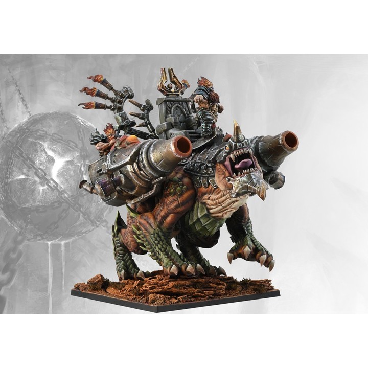 Grosse Figurine de Hellbringer Drake du Dweghom pour Conquest