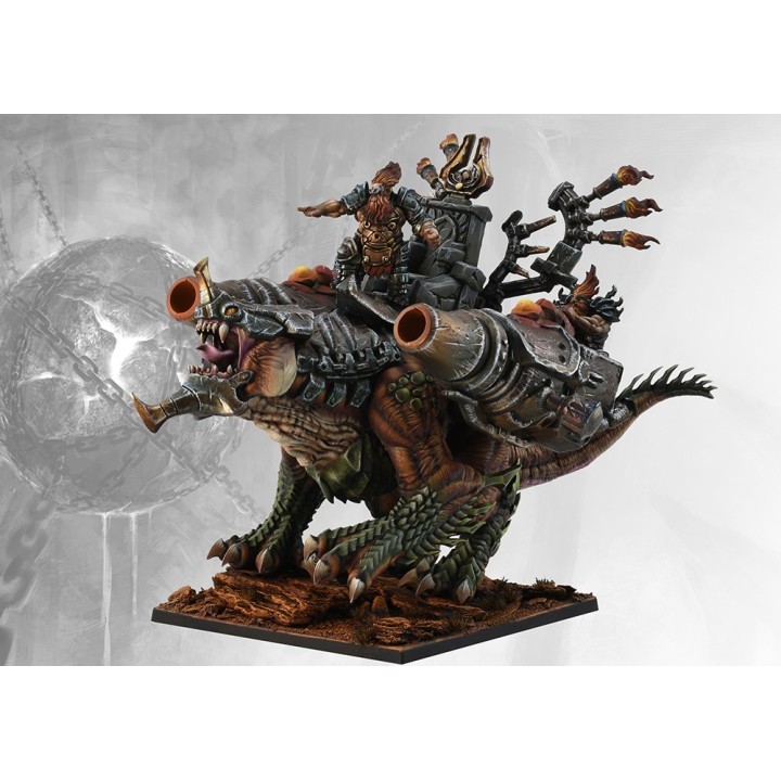 Grosse Figurine de Hellbringer Drake du Dweghom pour Conquest