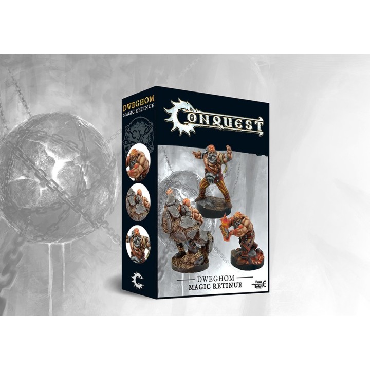 Figurines de Magic Retinue du Dweghom pour Conquest (para Bellum Wargames)