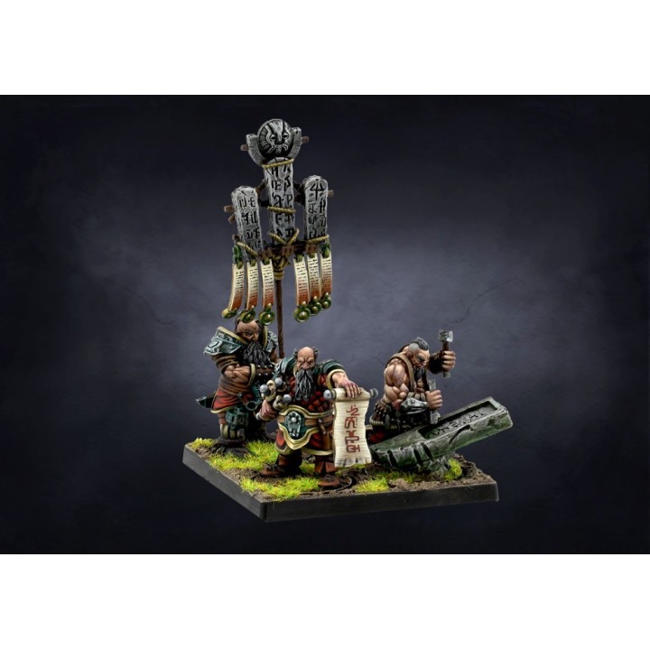 Figurines de la Tactical Retinue pour le Dweghom de Conquest (Para Bellum)