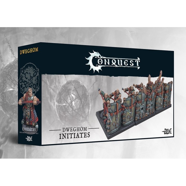 Figurines d'Initiates du Dweghom pour Conquest de Para Bellum Wargames
