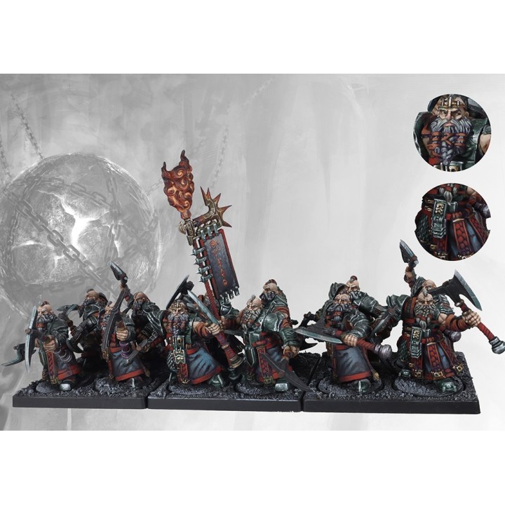 Figurines de Wardens pour le Dweghom à Conquest (Para Bellum Wargames)