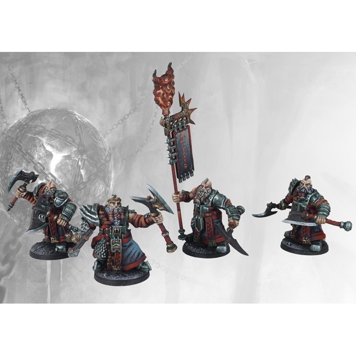 Figurines de Wardens pour le Dweghom à Conquest (Para Bellum Wargames)