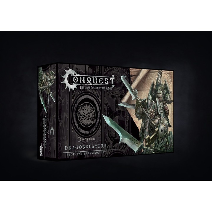 Figurines de Dragon Slayers du Dweghom pour Conquest de Para Bellum Wargames
