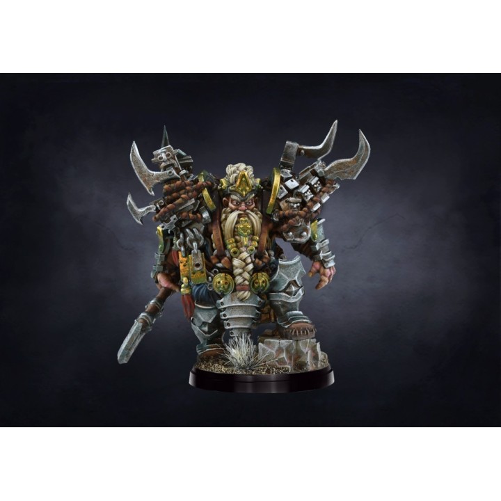 Figurine d'Examplar Raegh pour le Dweghom de Conquest (Para bellum Wargames)