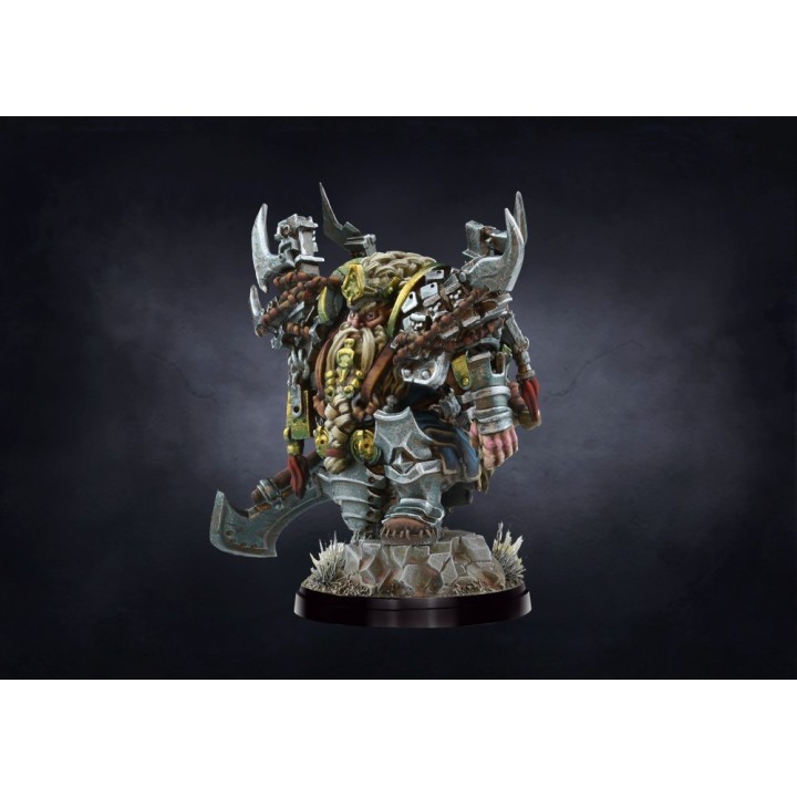 Figurine d'Examplar Raegh pour le Dweghom de Conquest (Para bellum Wargames)