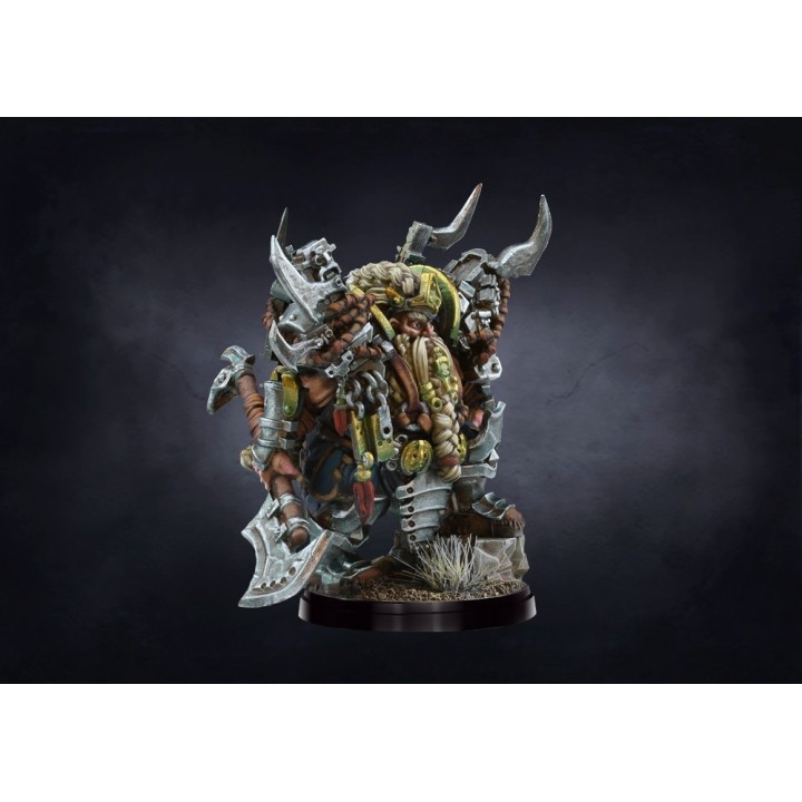 Figurine d'Examplar Raegh pour le Dweghom de Conquest (Para bellum Wargames)