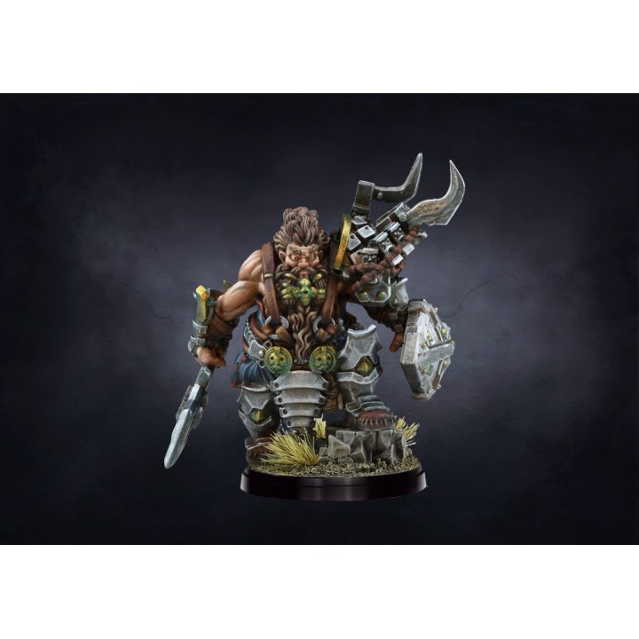 Figurine d'Examplar Raegh pour le Dweghom de Conquest (Para bellum Wargames)