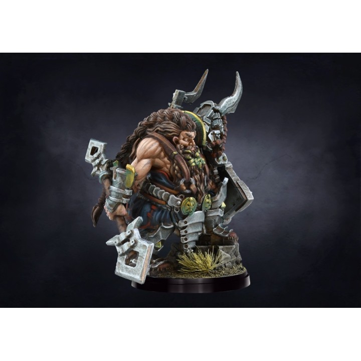 Figurine d'Examplar Raegh pour le Dweghom de Conquest (Para bellum Wargames)