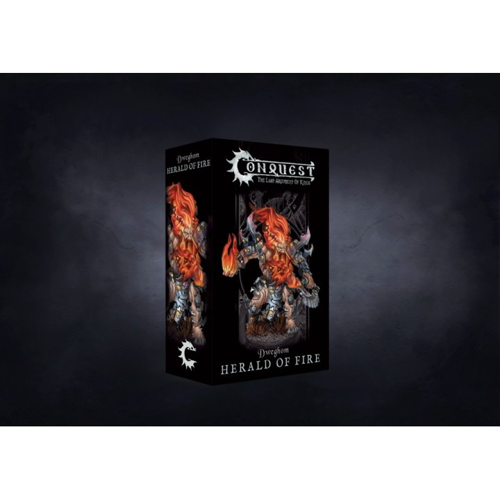 Figurine de Herlad of Fire du Dweghom pour Conquest (Para Bellum Wargames)