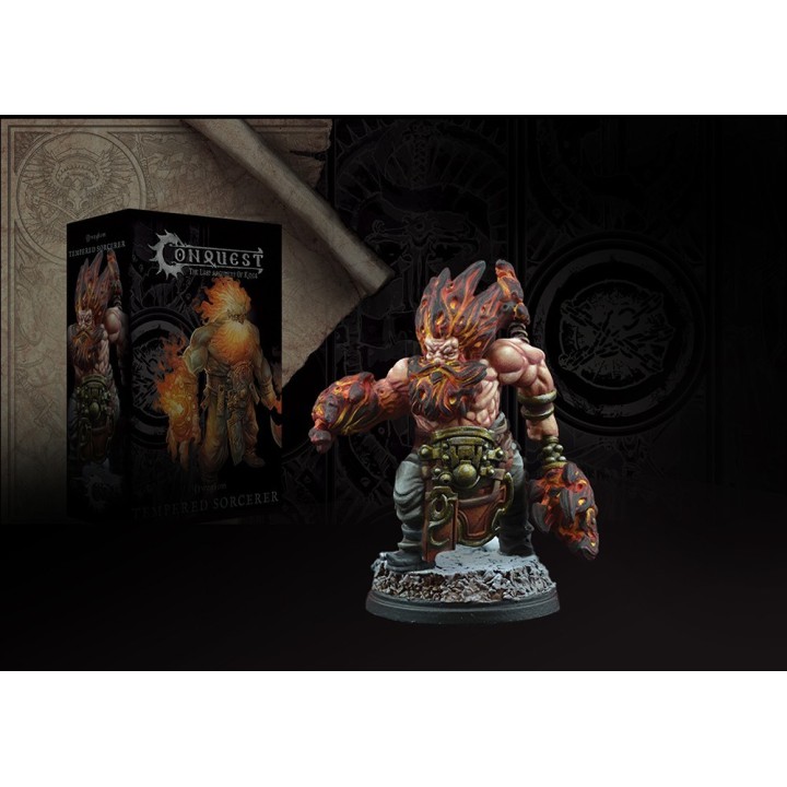 Figurine de Tempered Sorcerer du Dweghom pour Conquest (Para Bellum)