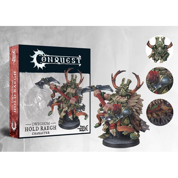 Figurine de Hold Raegh Alt Sculpt (Plastique) pour le Dweghom à Conquest !