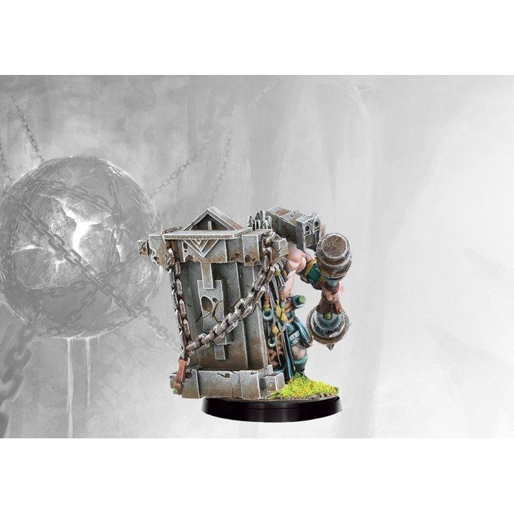 Figurine de Herald of Stone pour le Dweghom à Conquest (Para Bellum Games)